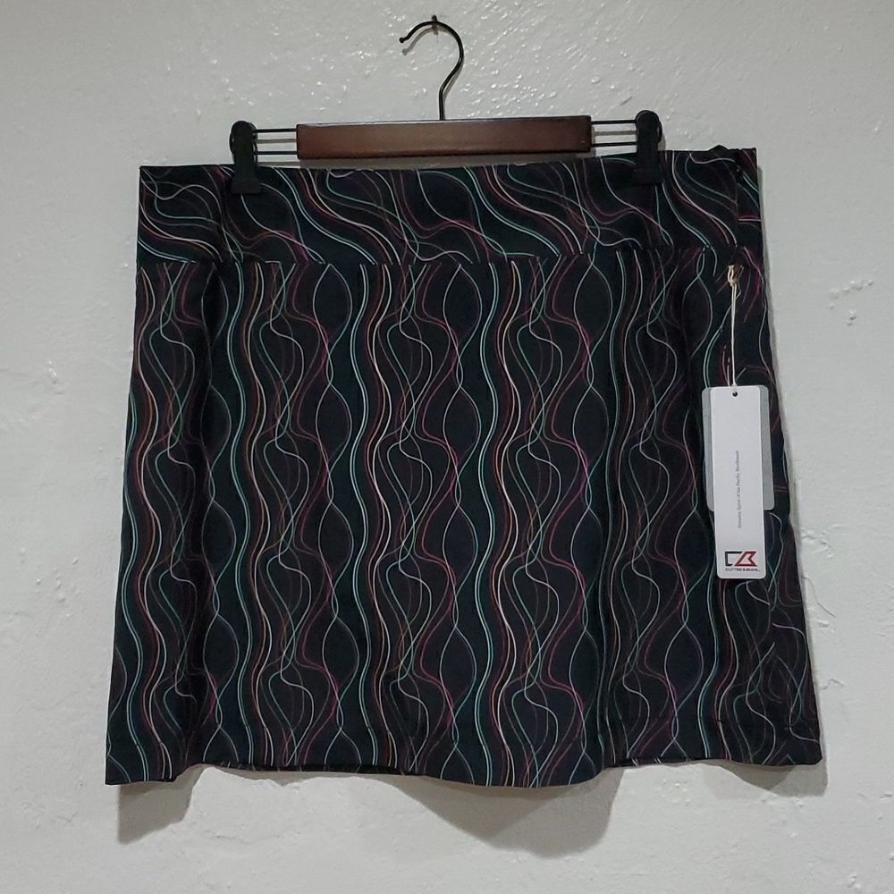 Cutter & Buck Colorful Golf Skirt with Attached Shorts
